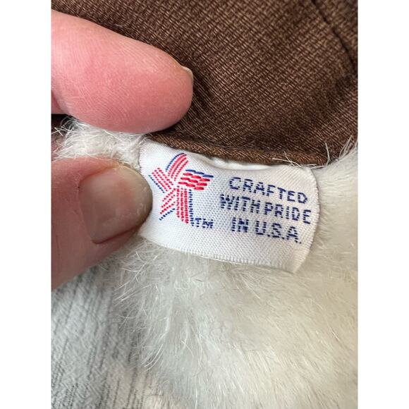 Furry Folk Puppet Folkmanis Bald Eagle Plush Made in USA - Picture 9 of 14